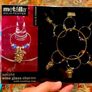 Wine glass charms